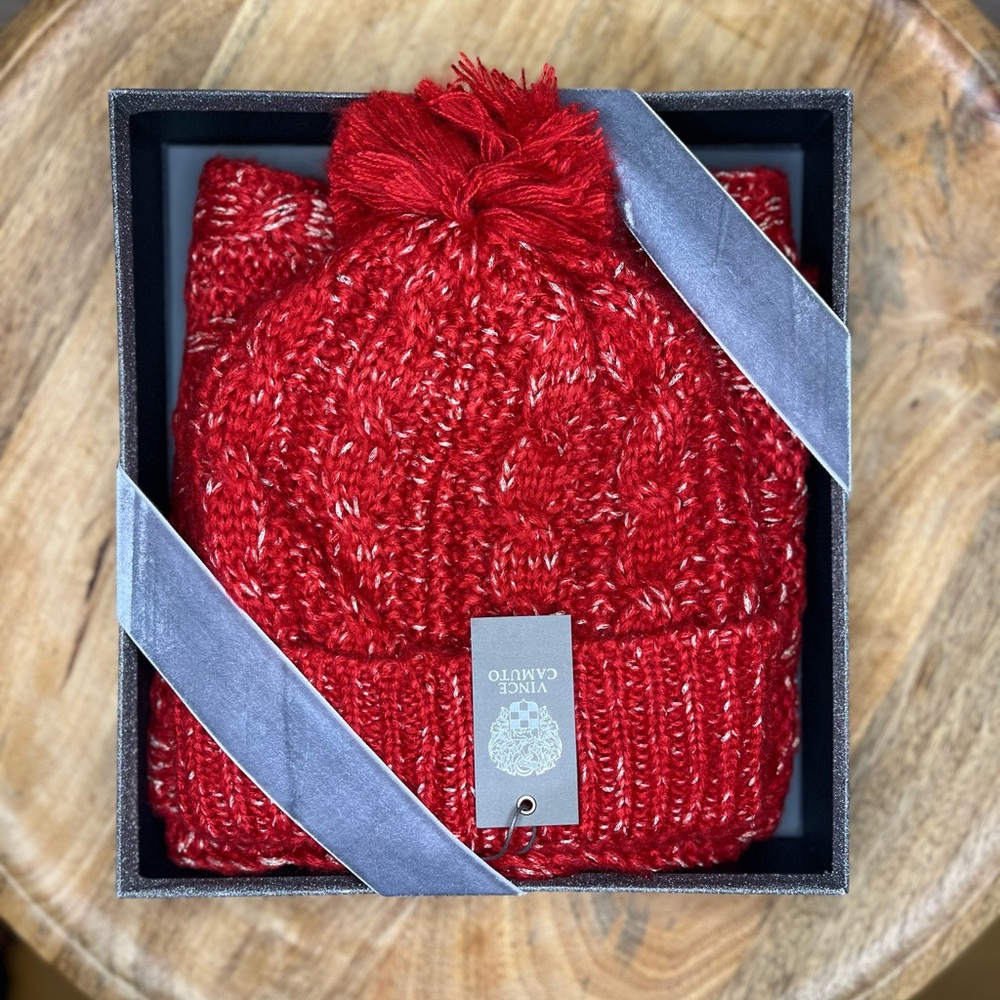 NWT Vince Camuto Hat & Loop Scarf Gift Set